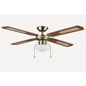 Colours Lari 4 Kanatlı Aydınlatmalı Tavan Vantilatörü Ahşap Kahverengi - 1