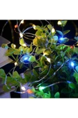 kulvaravm 5li Paket Mantar Tıpalı Sarı (rgb) Peri Led 1 Metre Pil Dahil - 4