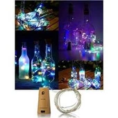 KULVARAVM 5 Adet 2 Metre Tıpa Led Rgb Dekoratif Led Işık  Pil Dahildir - 1