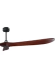 Alsanfan İzmir Siyah Motorlu Kızıl Kanatlı Aydınlatmasız Uzaktan Kumandalı 177cm Tavan Vantilatörü thumbnail 4