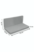 EVOKE   Arkalıklı Bank Minderi 110x50x5cm - 4