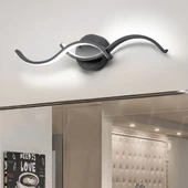 Fotinos / Ayna Aplik / 60 cm / Antrasit Gövde / 3 Renk Işık / 3 Yıl Garanti - 1