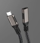 Extension USB3.2 Type-C PD Uzatma Kablosu 100W 20Gbps 4K@60Hz 0.5 Metre - 12