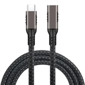 Extension USB3.2 Type-C PD Uzatma Kablosu 100W 20Gbps 4K@60Hz 0.5 Metre - 9