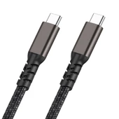 2.Jenerasyon Type-C to Type-C USB3.2 PD Data Kablosu 100W 20Gbps 4K@60Hz 1 Metre - 3