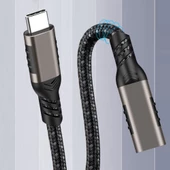 Extension USB3.2 Type-C PD Uzatma Kablosu 100W 20Gbps 4K@60Hz 0.5 Metre - 4