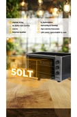 Mini Fırın Çok Yönlü Pişirme Fonksiyonları Ve Kolay Temizlik 50L 153-10-00050 - 4