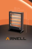 Elektrikli Isıtıcı Quartz Ev Ve Ofis Oda Tipi 3+1 Çubuklu Güvenli Elektrikli Soba - 2600 Watt - 3