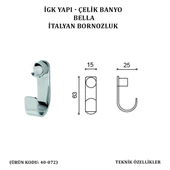 İGK YAPI - ÇELİK BANYO BELLA İTALYAN BORNOZLUK (40-072) - 4