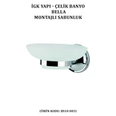 İGK YAPI - ÇELİK BANYO BELLA SABUNLUK (BS10-003) thumbnail 3