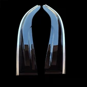 Ford Connect Düz Kromlu Cam Rüzgarlığı 2002-2013 Arası 2li thumbnail 2