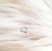 Açık Pembe Taşlı Burun Piercingi - 1