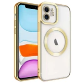 iPhone 11 Kılıf Magsafe Wireless Şarj Özellikli Setro Silikon - 5