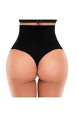 Yüksek Bel Karın Toparlayıcı Slip String Kadın Toparlayıcı Tanga Korse - 6