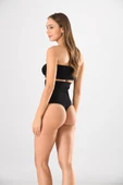 Yüksek Bel Karın Toparlayıcı Slip String Kadın Toparlayıcı Tanga Korse - 2