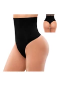 Kadın Yüksek Bel Karın Toparlayıcı Slip String Toparlayıcı Tanga Korse - 1