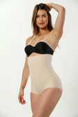 Kadın Lazer Kesim Yüksek Bel Slip Külot Korse-3003 - 3