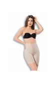 Kadın Ten Rengi Lazer Kesim Paçalı Korse 3001 - 4