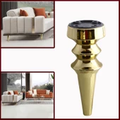 Oliva Mobilya Kanepe Koltuk Tv Ünitesi Baza Ayağı Zigon Orta Sehpası Ayak Ayakları Altın 17 cm thumbnail 8