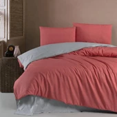 Schafer Home Perry Çift Kişilik Nevresim Takımı 4 Parça Kiremit - 1