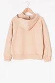 Bej Erkek Çocuk Kapüşonlu Sweatshirt 19359 - 2