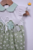 Babydola Kız Bebek Çiçekli Tulum Bayramlık 15193 - 3