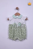 Babydola Kız Bebek Çiçekli Tulum Bayramlık 15193 - 1