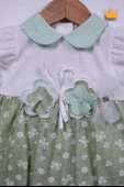 Babydola Kız Bebek Çiçekli Tulum Bayramlık 15193 - 2