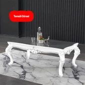 Beyaz Renk Plastik 4 Adet Valenta Sehpa Ayağı 47 cm Mobilya Zigon Çay Orta Sehpası Ayak Ayakları - 8