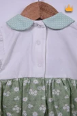 Babydola Kız Bebek Çiçekli Tulum Bayramlık 15193 - 8