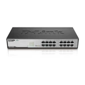 D-LINK 16port DGS-F1016/E GIGABIT Yönetilemez Switch - 1