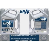 Grat 5w/40 Tam Sentetık Motor Yagı 5 Lt - 1