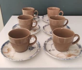 GALERİ KRİSTAL LUNA KAHVE FİNCAN TAKIMI - 1