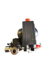 100-500 LT 9-12 BAR TRİFAZE KOMPRESÖR BASINÇ ŞALTERİ KOMPLE Seti 6 Parça - 4