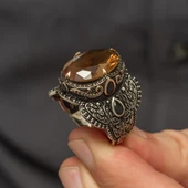 Zultanit Taşlı 925 Gümüş Erkek Yüzük thumbnail 7