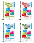 Pruva Akademi 2025 5. Sınıf Fen Bilimleri + Türkçe + Sosyal + Din Kültürü Soru Seti 4 Kitap Güncel Müfredat - 1