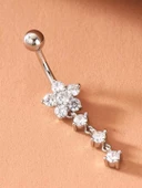 Çiçek Göbek Piercing N5 - 1