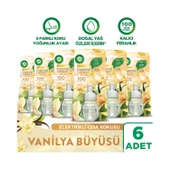 Air Wick Air Wick Elektrikli Oda Kokusu Yedek Şişe Vanilya Büyüsü - Esansiyel Yağlar Içerir x 6 Adet - 1