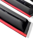 Renault 12 Toros Binek Düz Kırmızı Kromlu Cam Rüzgarlığı - 5