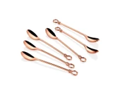 Cemil Bakır Kaplama Düğümlü 6'lı Çay Kaşığı Seti 1GSS-C10531-B - 1