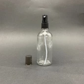 100 ml Şeffaf Cam Şişe Spreyli , 100 cc Spreyli Cam Şişe  x 6 Adet - 2