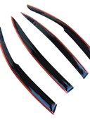 Hyundai Accent Blue Düz Kırmızı Kromlu Cam Rüzgarlığı 2011-2020 Arası - 6