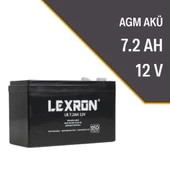 7.2AH-12V KURU TİP AKÜ - 6