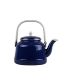 Alev Vintage Demlik - Emaye Çaydanlık Kettle - Lacivert - 2 Litre - 2