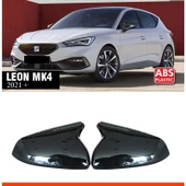 SEAT LEON 2021 SONRASI PARLAK SİYAH BATMAN AYNA KAPAĞI - 1