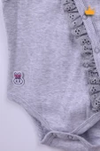 Babyhola %100 Pamuk Kız Bebek Çocuk Dantelli Kaşkorse Atlet Badi 3307 - 3