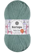 1 Adet Baby One Tüylenmeyen El Örgü İpi Yünü Azur K493 - 1