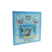 1 Adet 23x25cm Bebek Fotoğraf Albümü Pusetli 120'li - 4