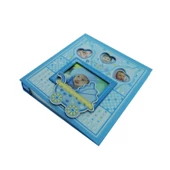 1 Adet 23x25cm Bebek Fotoğraf Albümü Pusetli 120'li - 3