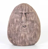 Euro Flora Ahşap Mask Biblo Dekor 23x7x28 Cm - 1